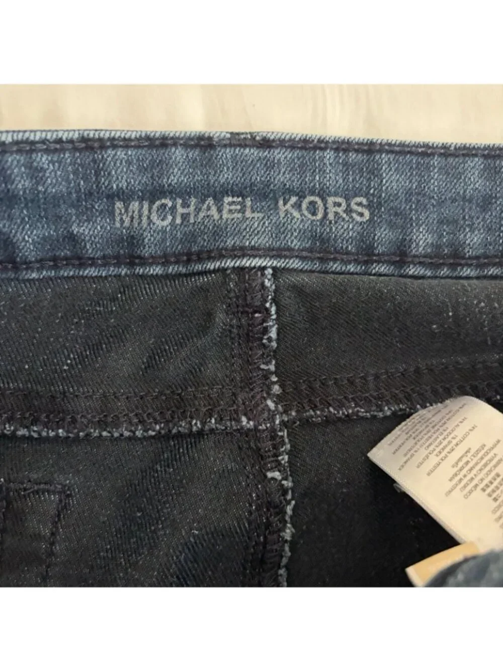 Michael Kors Women’s Size 8 Denim Flare Blue Mid Rise Stretch Jeans